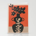 Floral Silhouette 5 Stationery Card Gallery Image 2