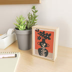 Floral Silhouette 5 Mini Art Print Gallery Image 2