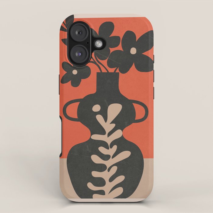 Floral Silhouette 5 iPhone Case Gallery Image 1