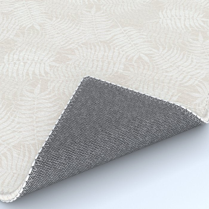 Palm Leaves . Neutral Rug Gallery Image 4