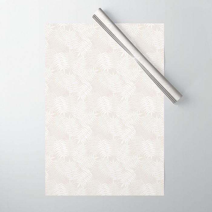 Palm Leaves . Neutral Wrapping Paper Gallery Image 1