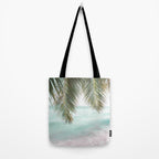 Tropical Escape - Palm Beach Wall Art Print Tote Bag Gallery Image 2