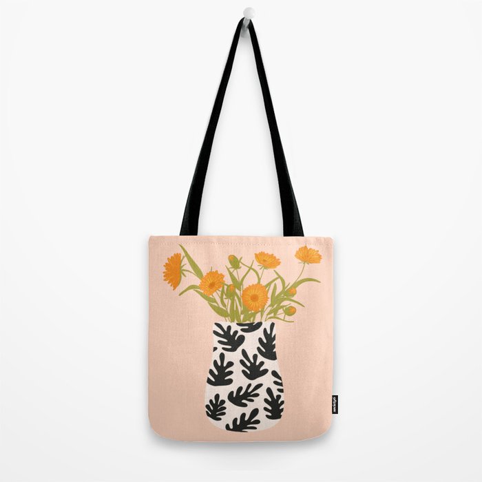 Vase no. 28 with Heliopsis Tote Bag Gallery Image 2