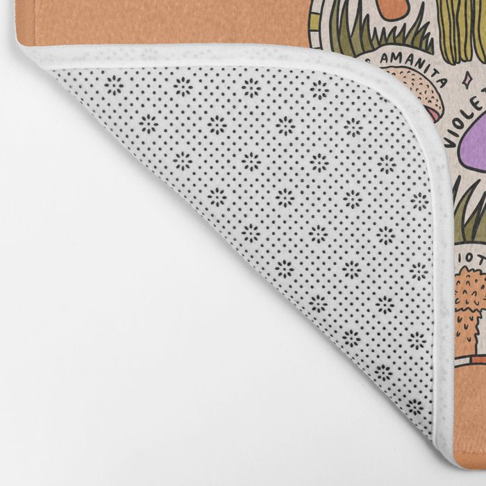 Mushrooms of North Carolina Bath Mat Gallery Image 2