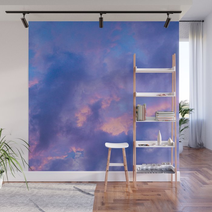 Dusk Clouds Wall Mural Gallery Image 1
