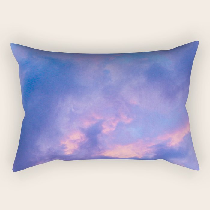 Dusk Clouds Rectangular Pillow Gallery Image 1