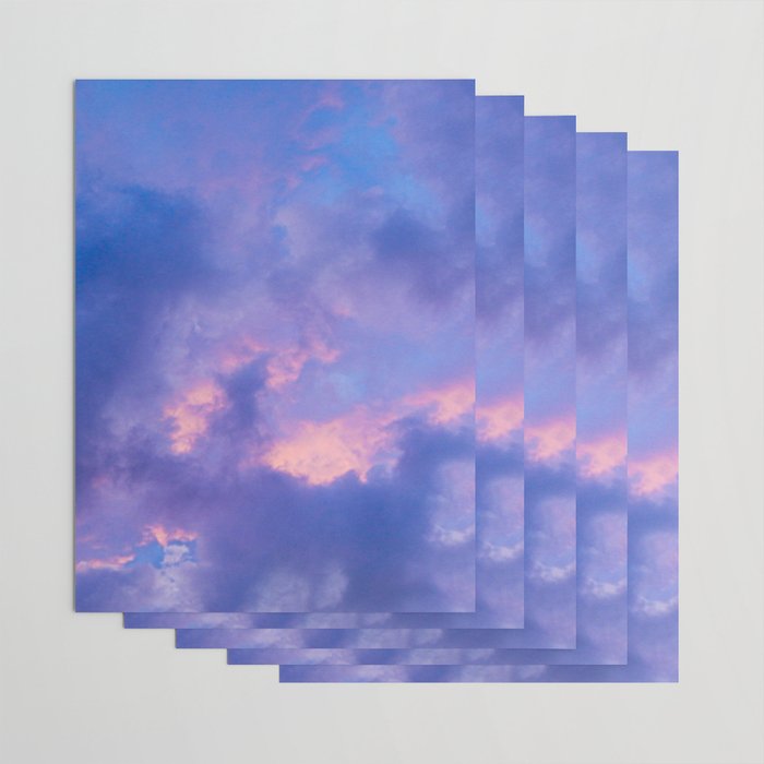 Dusk Clouds Wrapping Paper Gallery Image 3