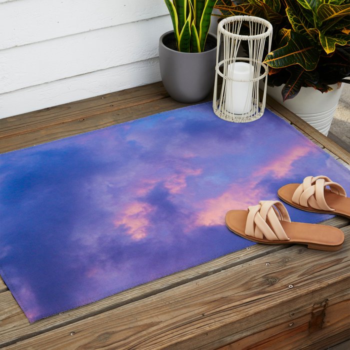 Dusk Clouds Outdoor Rug Gallery Image 2