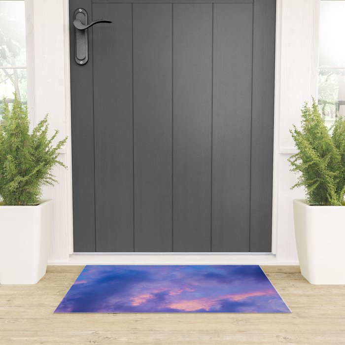 Dusk Clouds Welcome Mat Gallery Image 3
