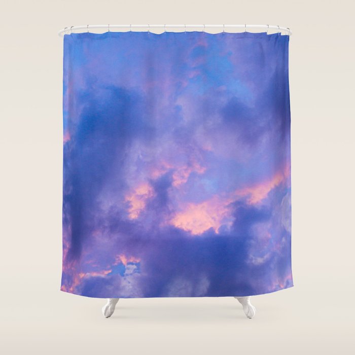 Dusk Clouds Shower Curtain Gallery Image 1