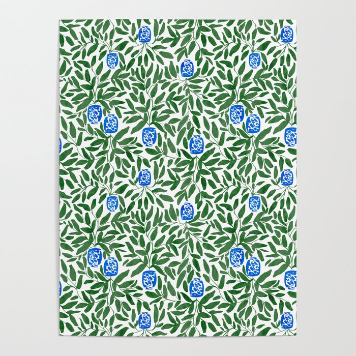 Chinoiserie Garden Poster Gallery Image 4