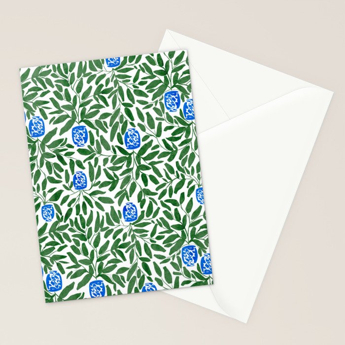 Chinoiserie Garden Stationery Card Gallery Image 2
