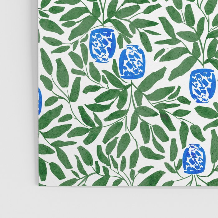 Chinoiserie Garden Poster Gallery Image 3