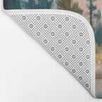 Pastel Mountain Lake Bath Mat Gallery Image 2