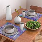 Abstract Colorful Purple Watercolor Placemat Gallery Image 2
