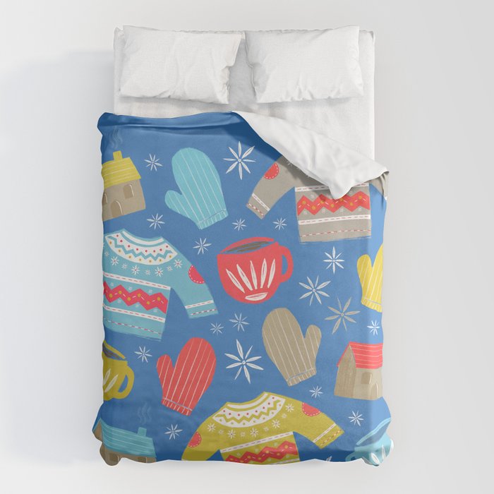 Hygge Home | Blue Duvet Cover Gallery Image 6