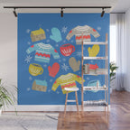 Hygge Home | Blue Wall Mural Gallery Image 1