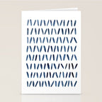 Strokes Pattern | Indigo Watercolor Painting Stationery Card Gallery Image 2