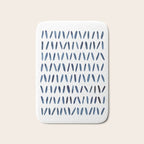 Strokes Pattern | Indigo Watercolor Painting Bath Mat Gallery Image 1
