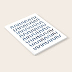Strokes Pattern | Indigo Watercolor Painting Notebook Gallery Image 2