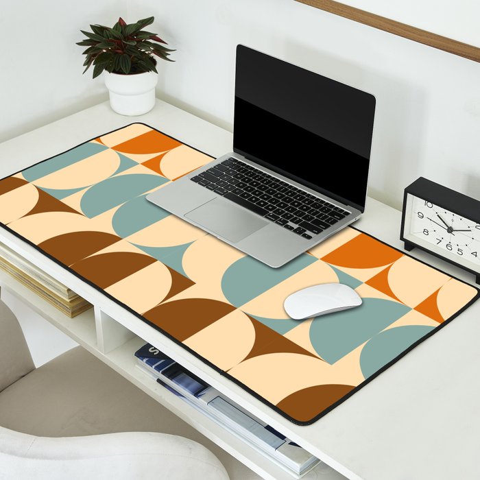 Vintage Geometric 04A Desk Mat Gallery Image 2