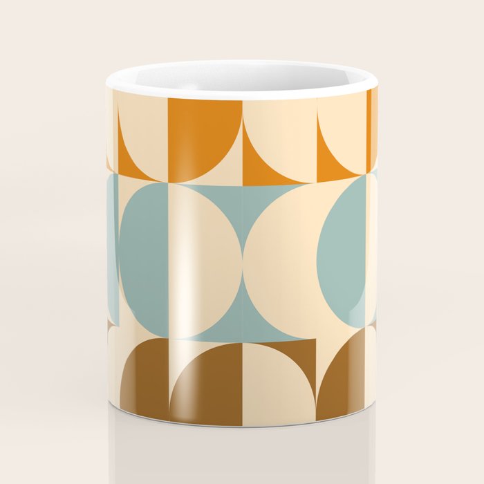 Vintage Geometric 04A Coffee Mug Gallery Image 4