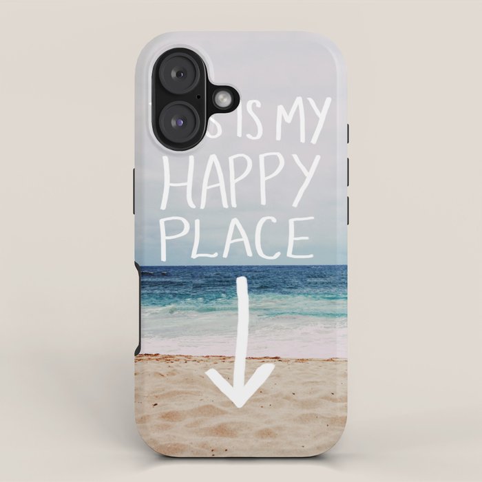 My Happy Place (Beach) iPhone Case Gallery Image 1