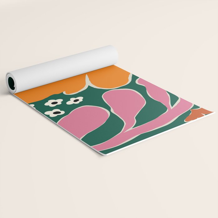 Vibrant bold tropical  Yoga Mat Gallery Image 2