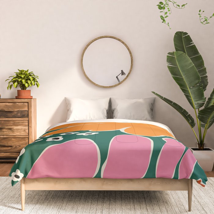 Vibrant bold tropical  Comforter Gallery Image 3