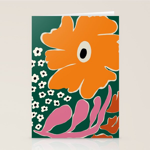 Vibrant bold tropical  Stationery Card Gallery Image 2