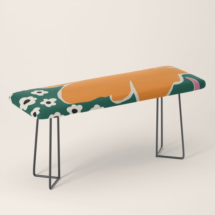 Vibrant bold tropical  Bench Gallery Image 1