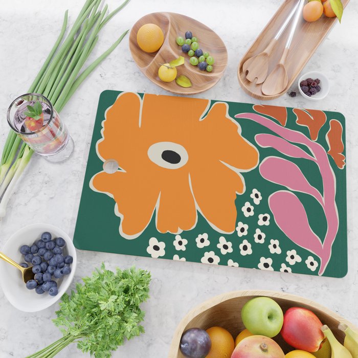 Vibrant bold tropical  Cutting Board Gallery Image 2