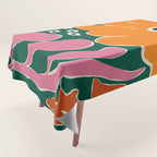Vibrant bold tropical  Tablecloth Gallery Image 1