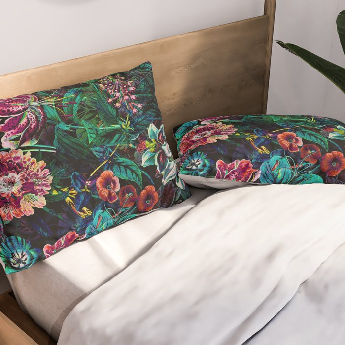 EXOTIC GARDEN - NIGHT IX Pillow Sham Gallery Image 2