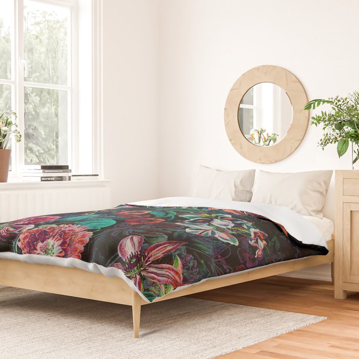 EXOTIC GARDEN - NIGHT IX Duvet Cover Gallery Image 2