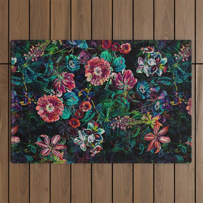 EXOTIC GARDEN - NIGHT IX Outdoor Rug Gallery Image 1