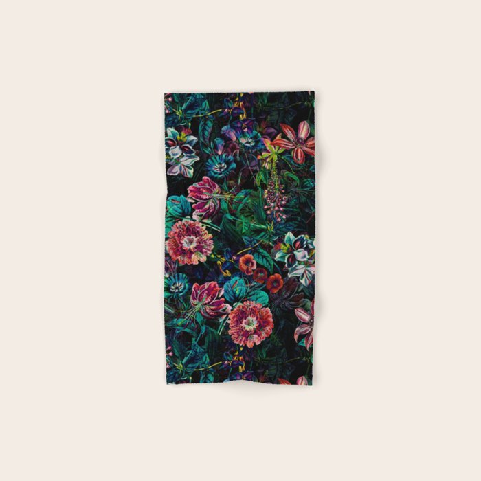 EXOTIC GARDEN - NIGHT IX Bath Towel Gallery Image 1