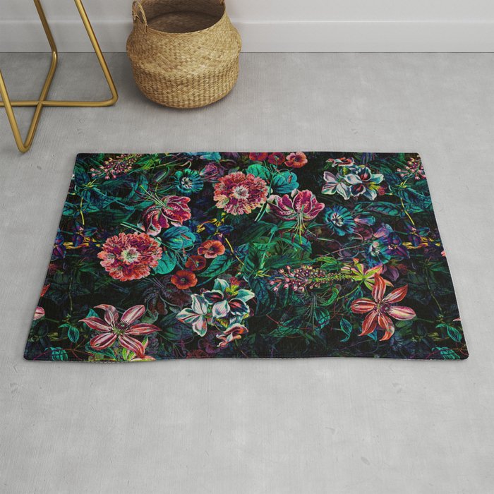 EXOTIC GARDEN - NIGHT IX Rug Gallery Image 1