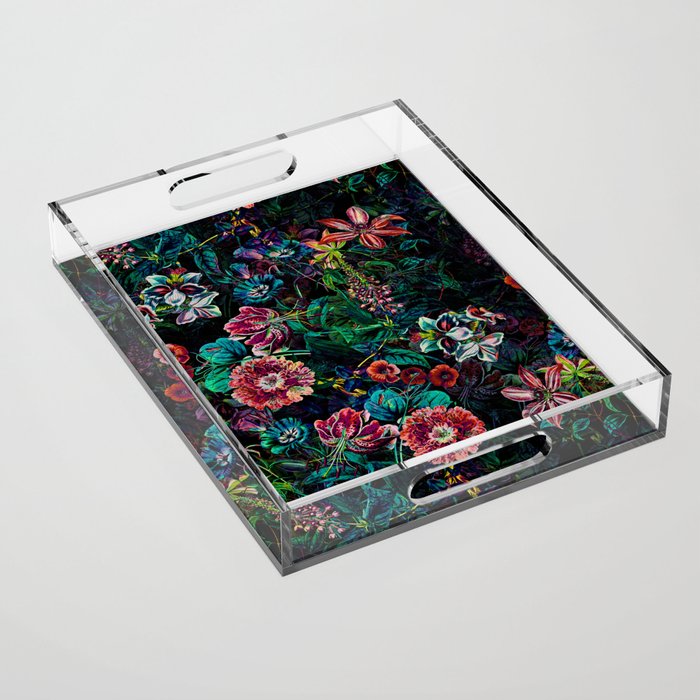 EXOTIC GARDEN - NIGHT IX Acrylic Tray Gallery Image 1