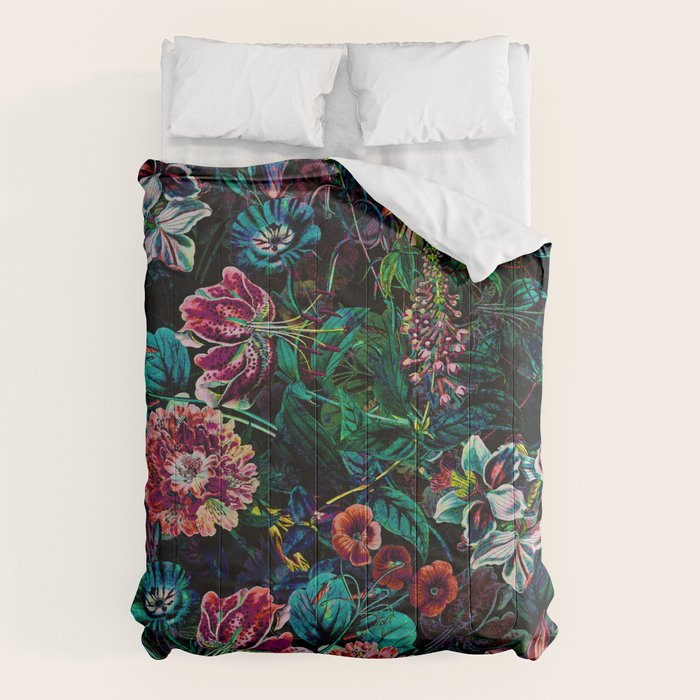 EXOTIC GARDEN - NIGHT IX Comforter Gallery Image 6
