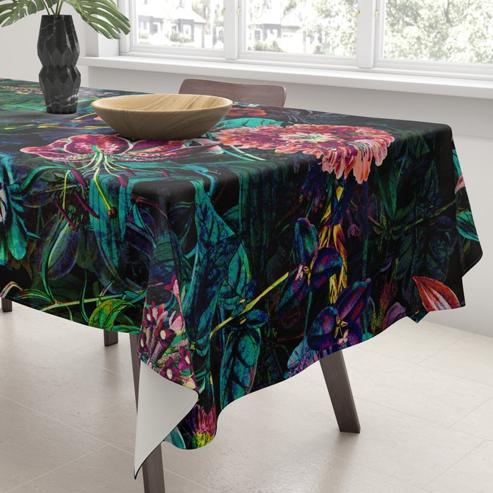 EXOTIC GARDEN - NIGHT IX Tablecloth Gallery Image 3