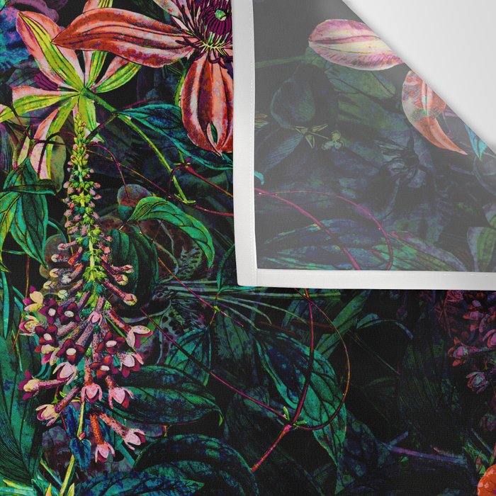 EXOTIC GARDEN - NIGHT IX Wall Tapestry Gallery Image 3