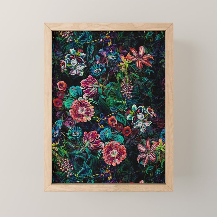 EXOTIC GARDEN - NIGHT IX Mini Art Print Gallery Image 1