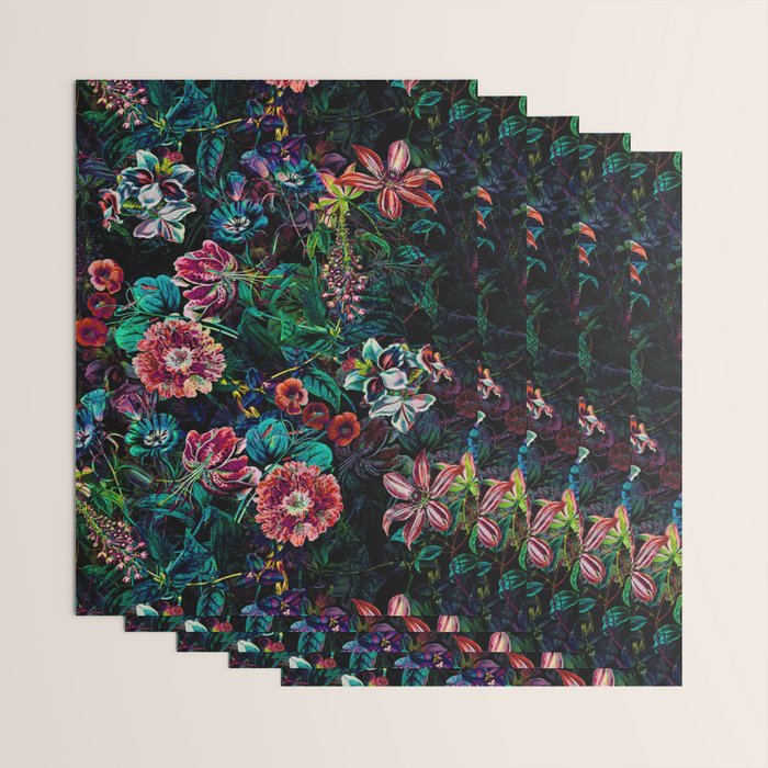 EXOTIC GARDEN - NIGHT IX Wrapping Paper Gallery Image 3