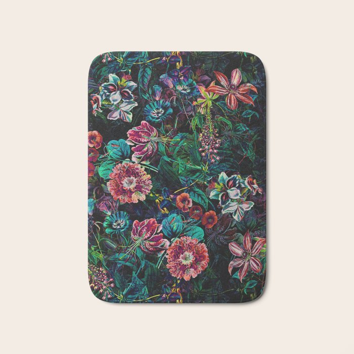 EXOTIC GARDEN - NIGHT IX Bath Mat Gallery Image 1