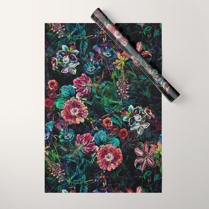 EXOTIC GARDEN - NIGHT IX Wrapping Paper Gallery Image 1