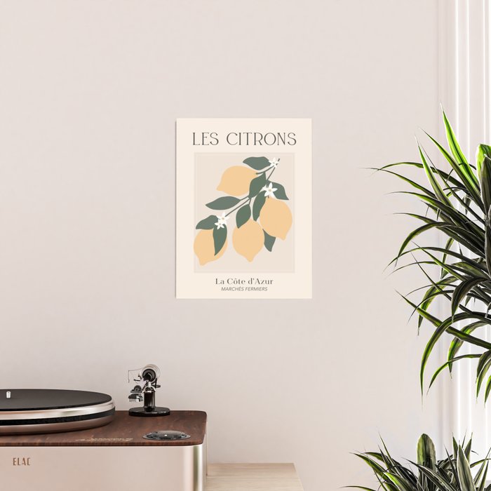 Les Citrons Fruit Market France Poster Gallery Image 2