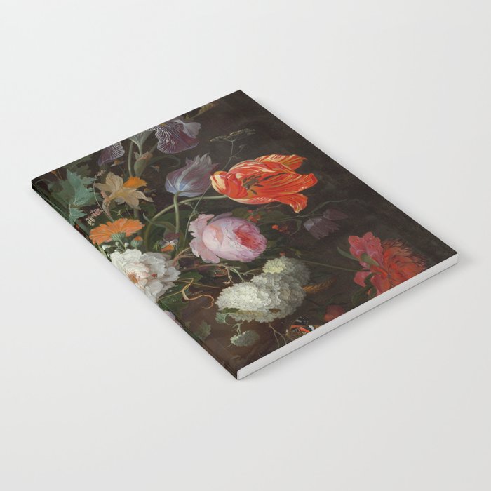 Still Life with Flowers and a Watch (c. 1660 - c. 1679)  Notebook Gallery Image 2