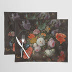 Still Life with Flowers and a Watch (c. 1660 - c. 1679)  Placemat Gallery Image 1