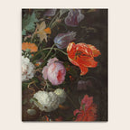 Still Life with Flowers and a Watch (c. 1660 - c. 1679)  Notebook Gallery Image 4